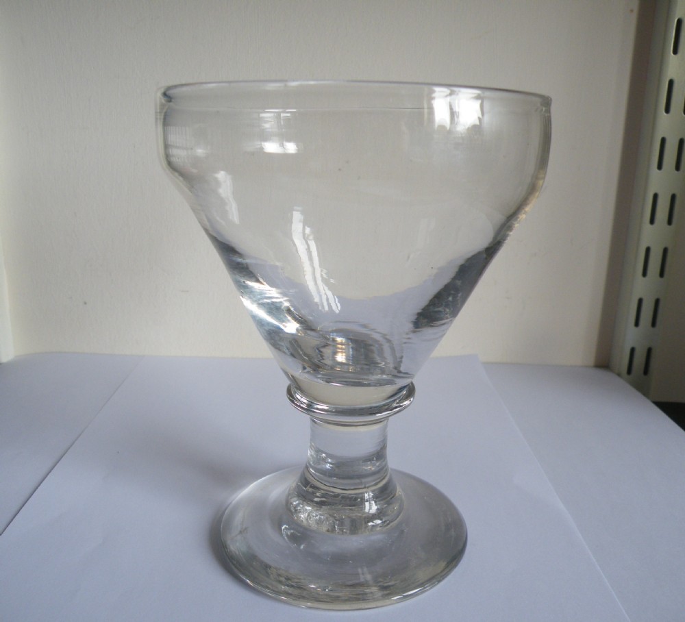 a good large 18th century glass rummer