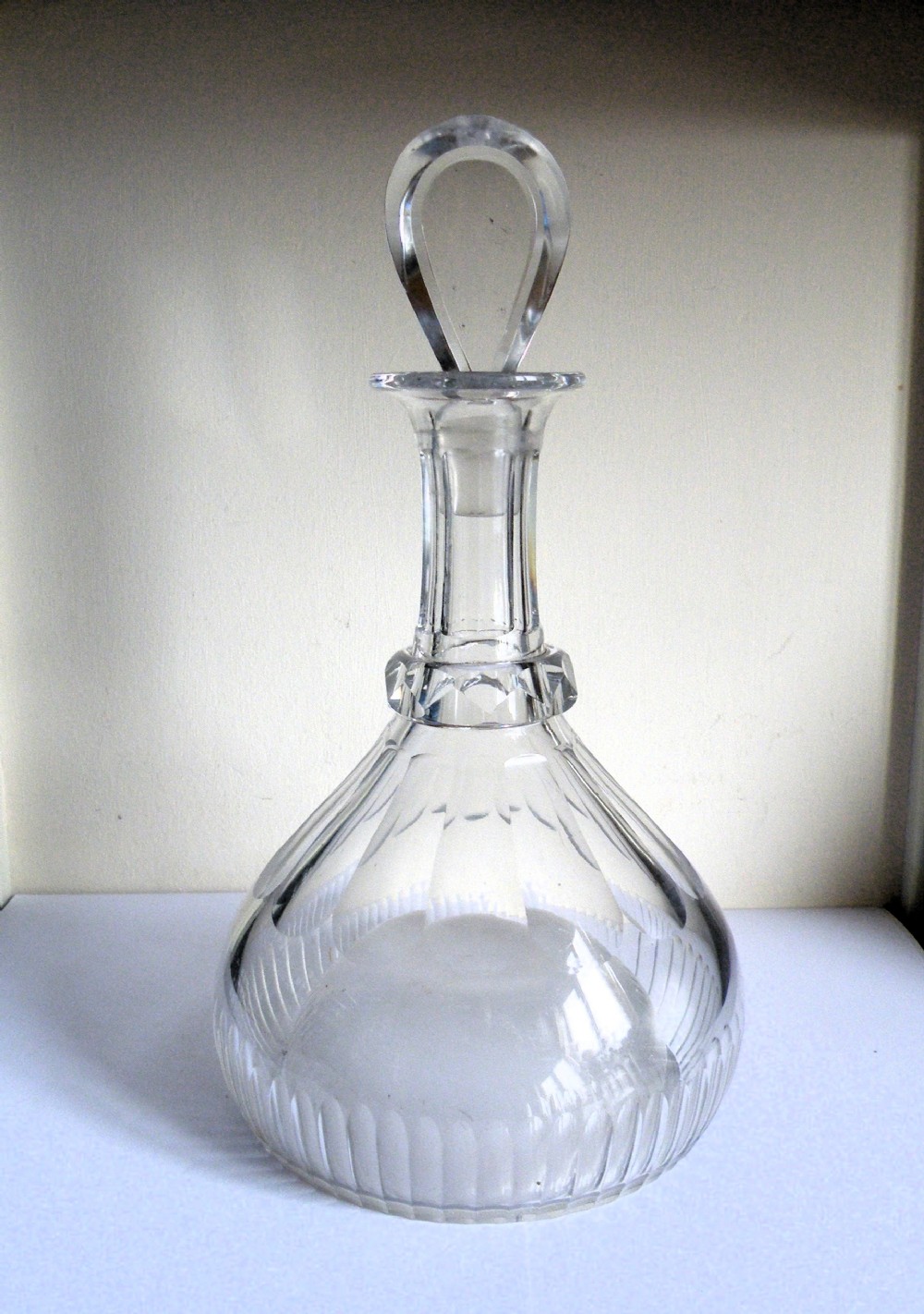 a rare georgian ships ice champagne decanter